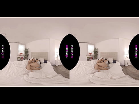 ❤️ PORNBCN VR دو لزبین جوان در واقعیت مجازی سه بعدی 4K 180 با شاخ از خواب بیدار می شوند ژنو بلوچی کاترینا مورنو ☑ لعنتی در ما ️❤